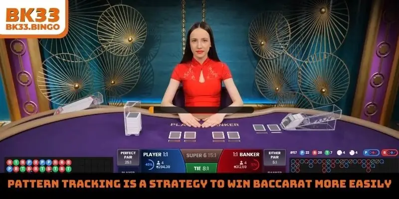 Pattern tracking is a strategy to win Baccarat more easily