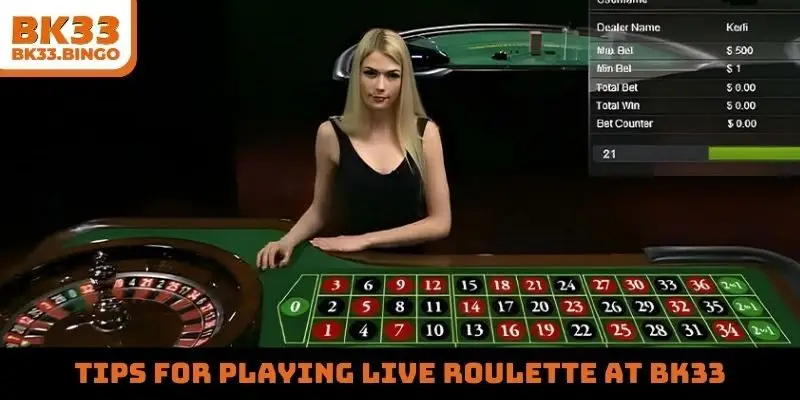 Tips for playing live roulette at BK33